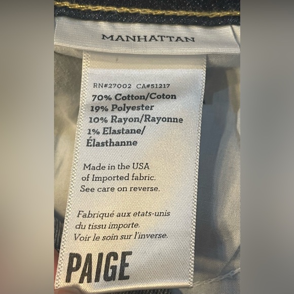 PAIGE Manhattan 34” Bootcut Jean - Picture 8 of 8